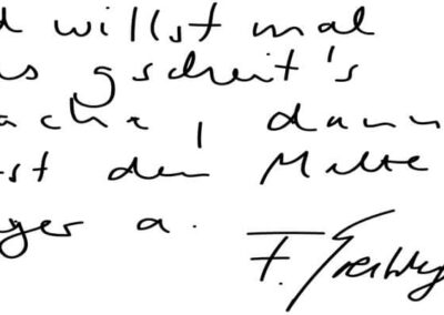 Und willst mal was Gscheit’s…